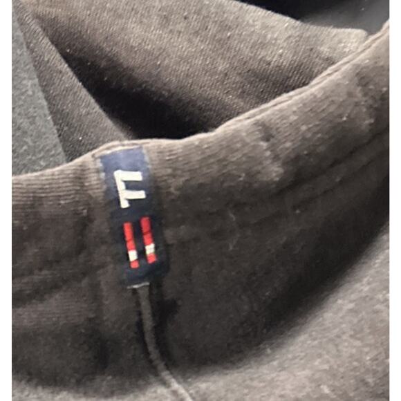 1990’s Original Vintage Y2K Bugle‎ Boy Black Hoodie With Logo Full Zip • XL - Picture 4 of 5